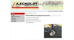 Desktop Screenshot of eckoldt.com